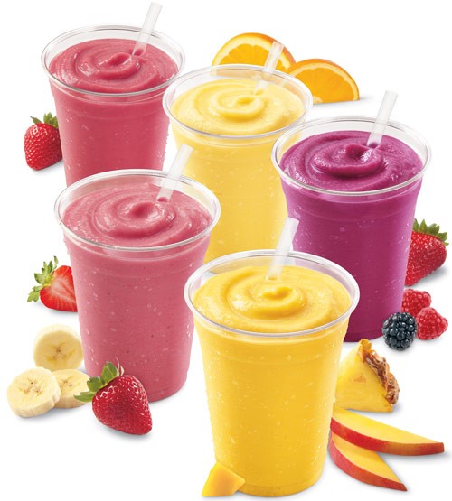 Fruit Smoothie Mixes - Mixed Case - 8 x 1 Ltr